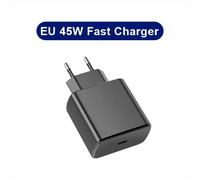 Charge Super rapide 45W avec câble de Type C pour Samsung PD USB C, prise ue/US pour Samsung Galaxy S23 S22 S21 Ultra Plus Note black EU