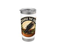 CHARGE THE CHAR Biochar Jardin Atelier Gobelet isotherme en acier inoxydable double paroi