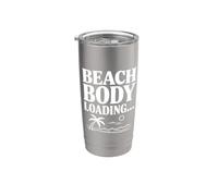 Chargement corporel de plage... Préparez-vous pour le plaisir estival Gobelet isotherme en acier inoxydable double paroi
