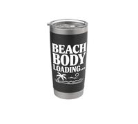 Chargement corporel de plage... Préparez-vous pour le plaisir estival Gobelet isotherme en acier inoxydable double paroi