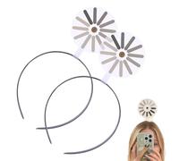 "Chargement" Creative Bandband/épingle à cheveux, 2025 Nouvelle pince à cheveux en bande de cheveux tournante drôle, amusant et unique Bande de chargement de cerveau (A2)