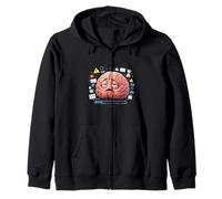 Chargement de Cerveau drôle pensée Lente Sweat à Capuche