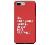 Chargement de quatre mots en POV Peace, veuillez ne pas perturber Coque pour iPhone 7 Plus/8 Plus