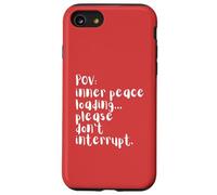 Chargement de quatre mots en POV Peace, veuillez ne pas perturber Coque pour iPhone SE (2020) / 7 / 8