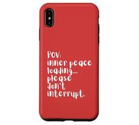 Chargement de quatre mots en POV Peace, veuillez ne pas perturber Coque pour iPhone XS Max