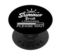 Chargement des Vacances d'été s'il Vous plaît Attendre PopSockets PopGrip Adhésif