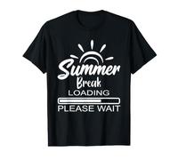 Chargement des Vacances d'été s'il Vous plaît Attendre T-Shirt Graphique avec Valeur