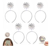 Chargement du bandeau créatif/épingle à cheveux, du cerveau Chargement des accessoires de cheveux, du bandeau de chargement en rotation, des accessoires de cheveux en court-circuit (A,5pcs)