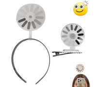 Chargement du bandeau créatif/épingle à cheveux, un bandeau de téléchargement de cerveau amusant et unique pour les femmes, abstrait art de charge de chargement de symbole de décolle (1)