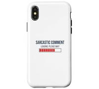 Chargement du commentaire Sarcastique Veuillez Attendre Coque pour iPhone X/XS