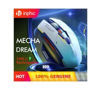 (Chargement F9) Souris sans fil INPHIC rechargeable 700 mAh Souris ergonomique silencieuse Récepteur