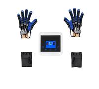 Chargement Portable Réhabilitation Robot Gants AVC Hémiplégie Infarctus Cérébral Équipement De Formation Doigt Exerciseur Entraînement et réadaptation(Left and Right M)