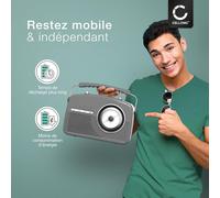 ChargePAK E1,VL-60924 8800 mAh Battery for Pure Evoke 1S/2S/Flow/Mio/Sensia/Verona Portable Radio Replacement Battery