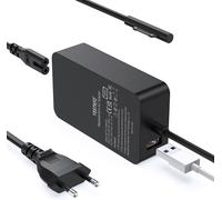 Charger 65W Surface Charging Cable 15V 4A Surface Pro AC Adapter for Surface Pro 8/7/6/5/4/pro 7+/Pro 3/X, Surface Laptop 5/4/3/2/1, Surface Book 3/2/1, Surface Go 3/2/1, Surface Go 3/2/1, with USB