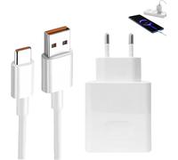Charger For Honor, 66w Supercharge Fast Charger With 6a Usb C Cable 1m For Honor 90 Lite 200 Lite, 66w Power Supply For Honor Magic 7 Lite 90 Lite 200 Lite 70 Lite X6b X8b Pad X8a X9