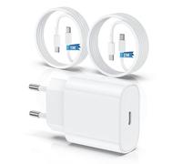 Charger for iPhone 15 16, 20W Apple Fast Charger with 60W 1M+2M Fast Charging Cable for iPhone 16/16 Pro/16 Max/16 Plus/iPhone 15/15 Pro/15 Max/15 Plus/iPad Pro/Air/Mini.