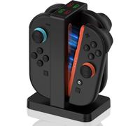 Charger for Nintendo Switch 2,4 in 1 Magnetic Charger for Switch 2 Controllers,with Type C Cable and LED Indicator,Fast Charging Station Compatible with Switch 2 Joy Cons