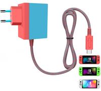 Charger for NS Switch/Steam Deck,Switch Charger 45W 15V/3A Type C Fast Charging Cable 20V/2.25A Type C Power Cable for Switch/Switch OLED/Switch Lite/Steam Deck