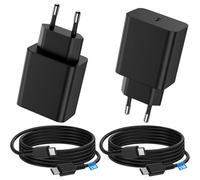 Charger for Samsung 45W, 2 Pack USB C Charger Quick Charge Plug and 2M Cable Compatible with Samsung Galaxy S24/S23/S22/S21/S20 Ultra/Plus/S24+/Note 20/10/9/A53/C55/A71, Type C Mains Power