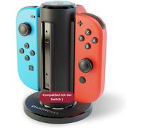 Charger For Switch Controller (Quadruple Joy-Con + Led)-Official Charging Dock For Nintendo Switch Joycon-Quick Charge Stand For Switch Accessories