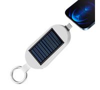 Charger Solaire - Banque D'énergie Solaire Portable | Banque D'alimentation Sans Fil | Le Porte-clés Power Banks Adapté Aux Voyages En Plein Air, À La Charge D'émergence Et À L'approvisionnement En Co
