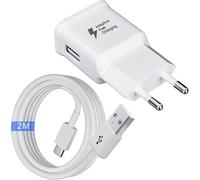 Charger With 2m Charging Cable Compatible With Samsung Galaxy A13 A14 A20 A20e A23 A32 A33 A34 A40 A52 A53 A54 5g S8 S9 S10 S10e M54 M53 M34 M33 Months 14 M13 5g M52 M51 S21 Fe Plus Fast Charger