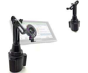 ChargerCity Height Adjustable Car Cup Holder Mount for Garmin Drive DriveSmart 51 52 53 54 55 56 57 58 60 60LM 60LMT 61 61LM 61LMTS 65 65LMT 66 67 68LMT 70 70LMT LM LMT GPS
