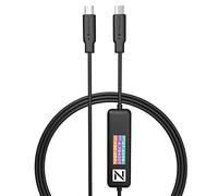 ChargerLAB Power-Z AK001 Câble de test de charge USB PD multifonction 240 W avec écran couleur compatible avec les appareils USB-C (1,5 m)