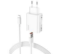 Chargeur 100W avec Câble USB C 2 mètres pour Xiaomi REDMI Note 15 Pro+ POCO F8 X8 PRO 17 Redmi K80 Ultra, Chargeur USB Turbo Charge pour Xiaomi 15 Ultra 14 14T 13 Ultra POCO X7 F6 F7 Pad7 Mix Flip 15T