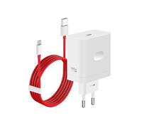 OnePlus Chargeur SUPERVOOC 100W 1 port USB-C charge rapide câble inclus Blanc