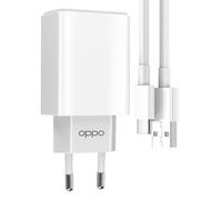 Chargeur officiel Oppo USB 10W avec Câble USB vers USB C Blanc