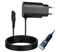 Chargeur 12 V 0,4 A, Compatible avec les Chargeurs de Rasoirs Braun Séries 9/8/7/6/5/3/1, Cordon d'Alimentation de Remplacement, Adapté aux Modèles 9090cc, 790cc, 3040s, 310s et Autres