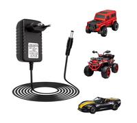 Chargeur 12 V 1 A pour voitures électriques enfants courant prise UE Batterie véhicule électrique pour moto, SUV, ATV autres motos Alimentation Quad Tracteur Ride on Universal Véhicules DC 2,1 mm x