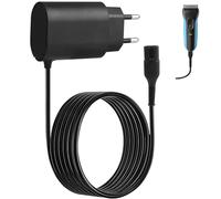 Chargeur 12 V compatible avec Philips Norelco - Bloc d'alimentation 0,4 A pour rasoir Braun S9 S8 S7 S6 S5 S3 S1 - Chargeur avec câble de charge pour rasoir Braun - 1 m
