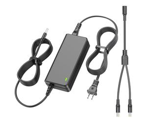 Chargeur 12 V pour Therabody EM1024PR RecoveryAir JetBoots 2AU6T-JET | PERFEIDY Adaptateur d'alimentation certifié UL pour Therabody Thera Body 25672JET Noir