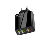Chargeur -120W Charger Rapide Avec 5 Connexions | Technologie Pour Une Boutique À Grande Vitesse Sûre | Hub Pour Ordinateur Portable Et Téléphone Portable, Chargeur Pour Tablette Et Sma