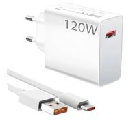 Chargeur 120w pour Xiaomi, Chargeur Rapide avec Câble Charge Type C 1.5 M Compatible avec xiaomi 14 Ultra/11T Pro/12T Pro/12T/13 Pro/13 Lite/13/12/12X/Note 12Pro/POCO X6Pro X6 X4 GT Pad 6 5