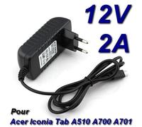Chargeur 12V 2A Tablette Acer Iconia Tab A510