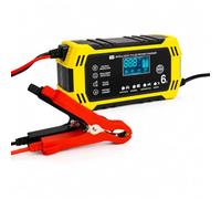 Chargeur 12V pour Skoda Scala | Chargeur intelligent 12V 6A, écran LCD, modes AGM/GEL et moto, réparation par impulsions, hiver/été, prise UE