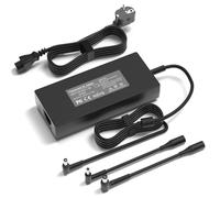 Chargeur 180 W pour ordinateur portable de jeu compatible avec MSI Stealth Thin GF63 GF65 GF75 GS63 GS65 GS73 GS75 GS60 GS70 GS40 GF62 Sword 15 Crosshair 15 17 et câble d'alimentation Gigabyte Katana