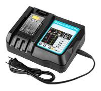 Chargeur 18V - Ulisem - DC18RC - Ventilateur intégré - LED - Compatible Makita