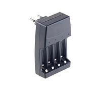 Revolt Chargeur 2 en 1 pour accus et piles alcalines – Rechargeable – Compatible AA/AAA