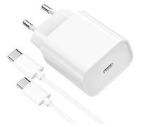 Chargeur 20w + Cable Usb-C Usb-C 2m Pour Ipad Pro 12,9 Pouces / Ipad Pro 11 Pouces / Ipad Air 4 / Ipad Air 5 Phonillico©