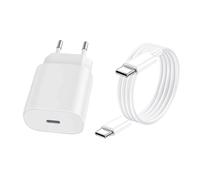 Chargeur 20W incl. Câble de charge USB-C pour Apple iPhone