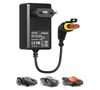 Chargeur 28V 1,3A Compatible avec Husqvarna Automower 105, 305, 310, 315, 315X, 405X, 415X, 310 Mark II, 315 Mark II, Gardena R40Li, R50Li, R70Li, R80Li, Sileno City, Life, Minimo Robot Tondeuse