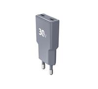 Chargeur 2 USB C Pocket 30W Power Delivery UltraGaN Gris + Garantie à vie - Origine France Garantie Force Power