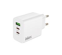 Chargeur 2x USB-C Power Delivery 20W + USB 18W Charge Rapide Compact Blanc