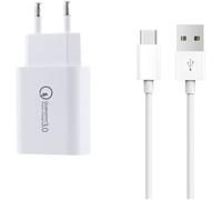 Chargeur 3.0 Usb Type C Cable Chargeur Rapide Pour Huawei, Honor, Redmi, Xiaomi Mi 10-10 Lite - 9T - 9-8, Sony, Pour Samsung [H895]