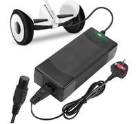Chargeur 3 broches 42V 2A pour scooter électrique, pour hoverboard, trottinette auto-équilibrée, drifting board, monocycle