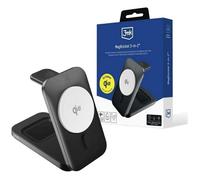 Chargeur 3 en 1 - 3MK - MagRocket - 15W - Qi2 - Noir